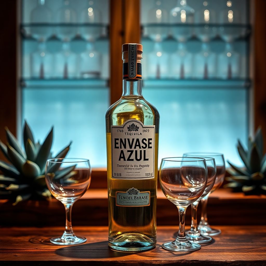 Tequila Envase Azul